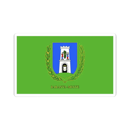 Flag of Baranya County (Hungary) STICKER Vinyl Kiss-Cut Decal 3 Inch White - The Sticker Space