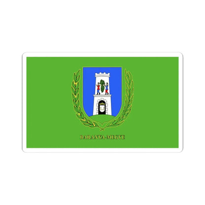 Flag of Baranya County (Hungary) STICKER Vinyl Kiss-Cut Decal 4 Inch White - The Sticker Space