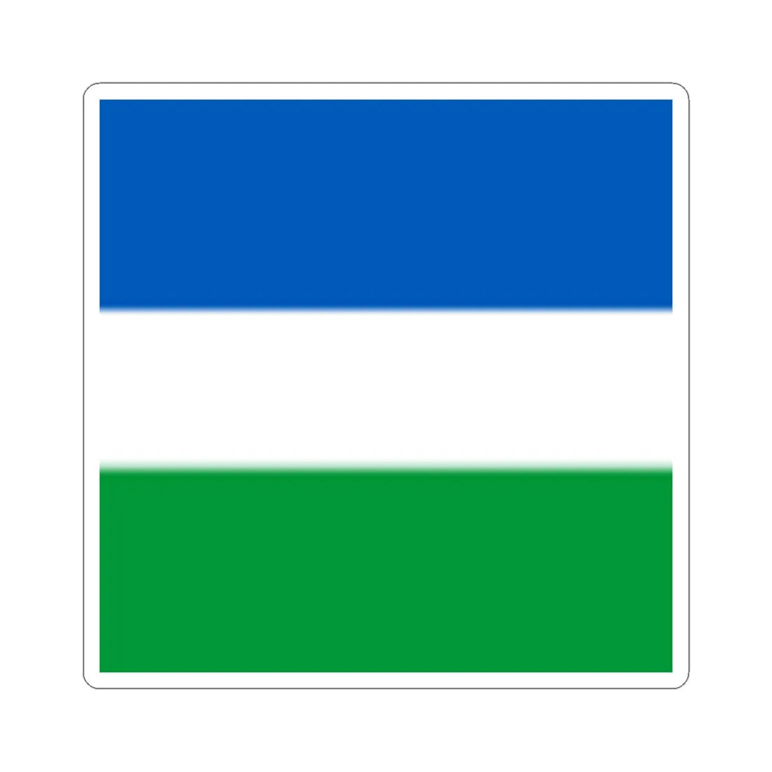 Flag of Barashi (Ukraine) STICKER Vinyl Kiss-Cut Decal 2 Inch White - The Sticker Space