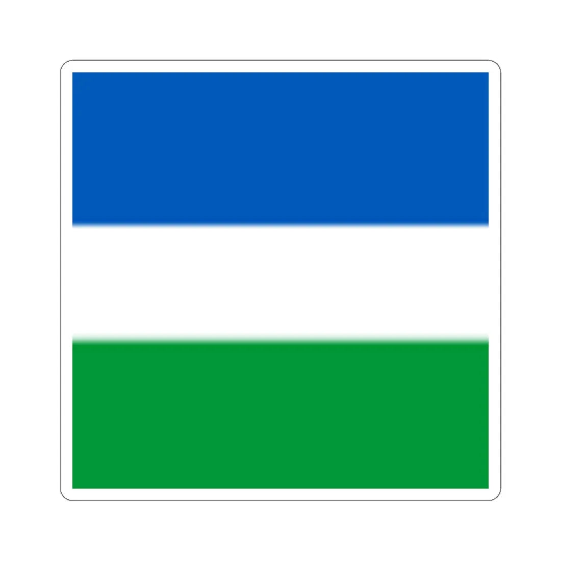 Flag of Barashi (Ukraine) STICKER Vinyl Kiss-Cut Decal 6 Inch White - The Sticker Space