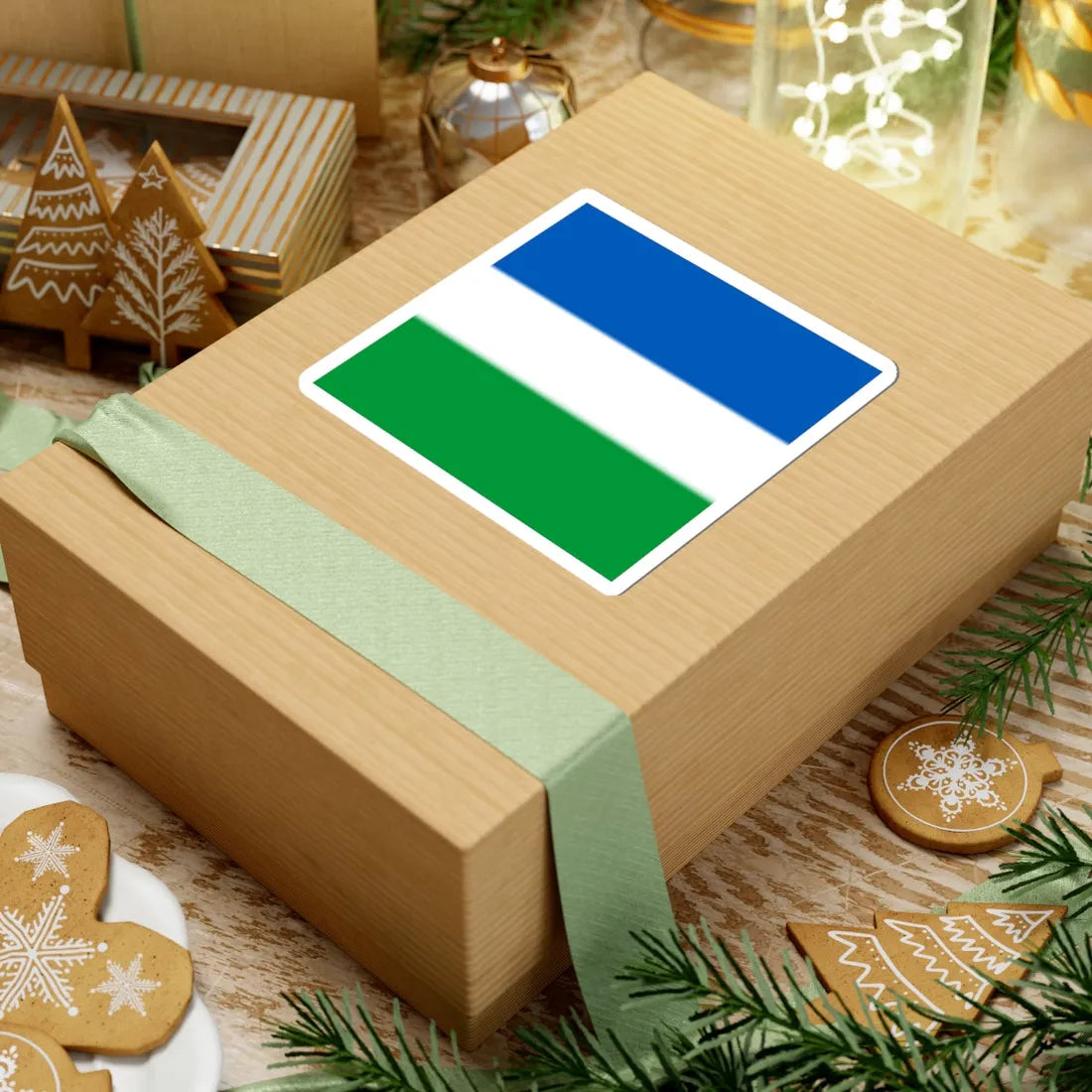 Flag of Barashi (Ukraine) STICKER Vinyl Kiss-Cut Decal - The Sticker Space