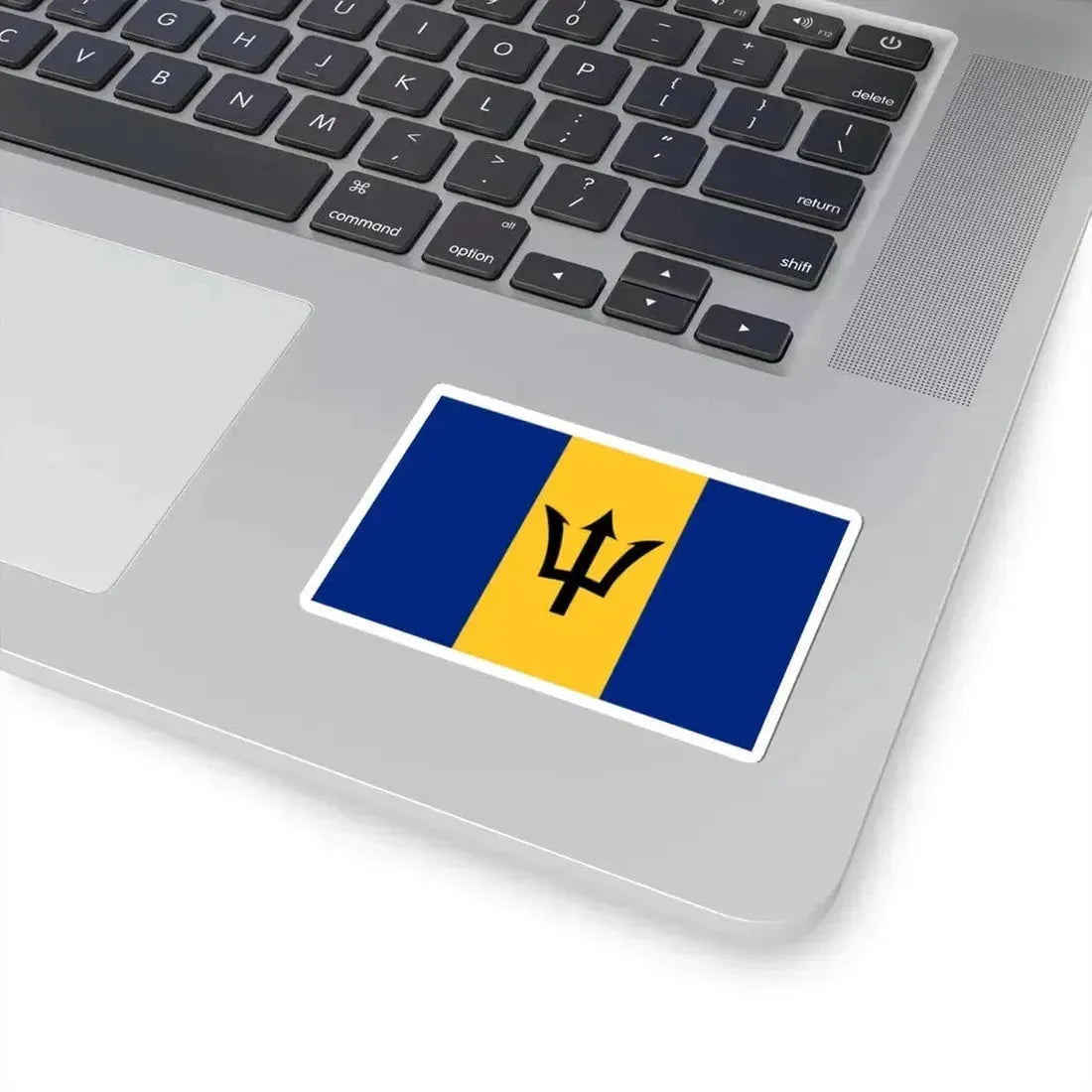 Flag of Barbados (Barbados) STICKER Vinyl Kiss-Cut Decal - The Sticker Space