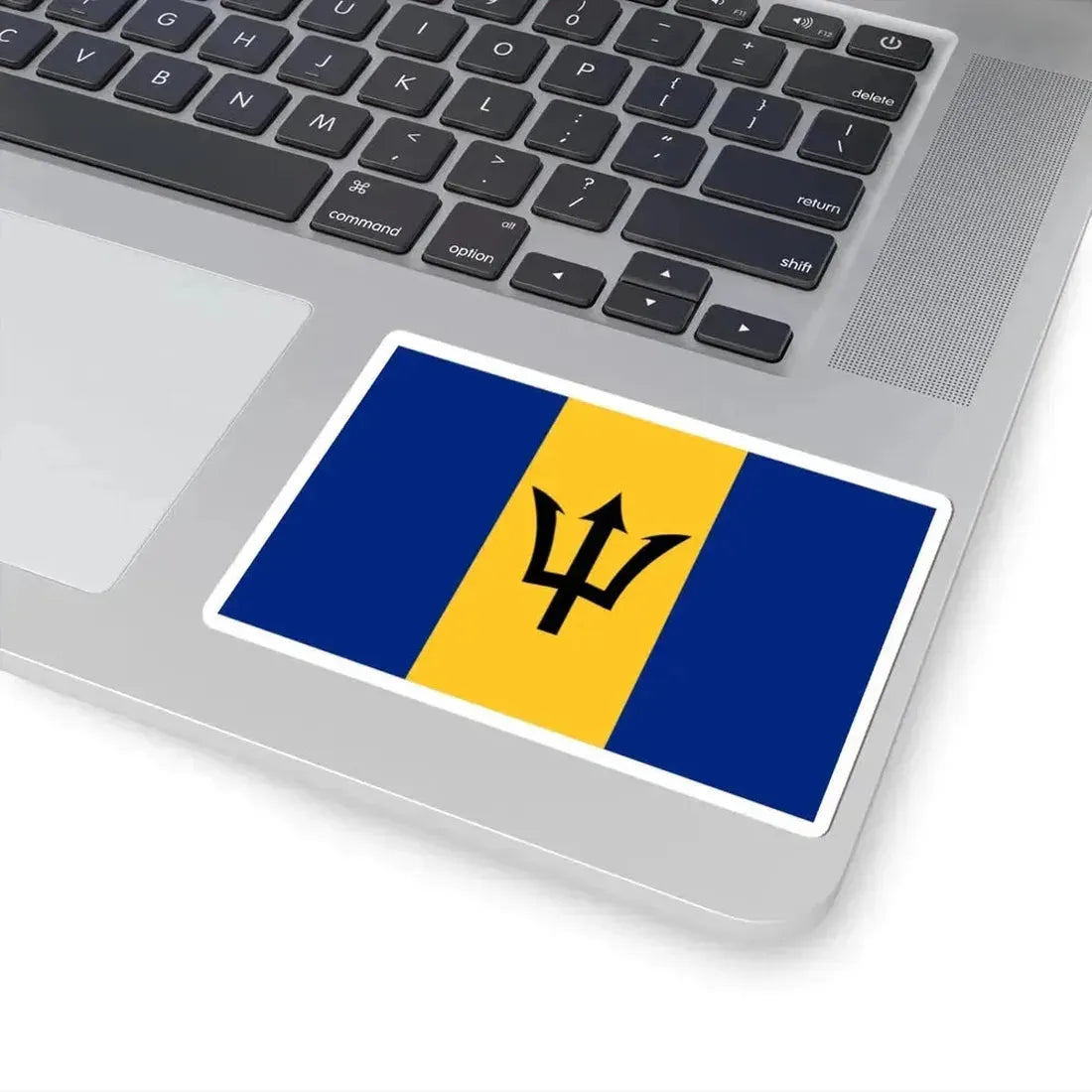 Flag of Barbados (Barbados) STICKER Vinyl Kiss-Cut Decal - The Sticker Space