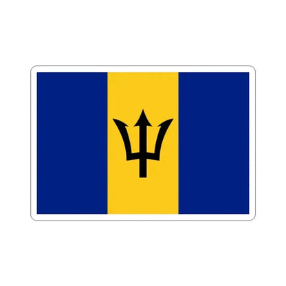 Flag of Barbados STICKER Vinyl Die-Cut Decal 2 Inch - The Sticker Space
