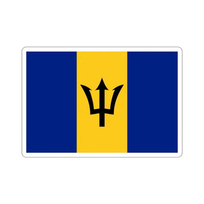 Flag of Barbados STICKER Vinyl Die-Cut Decal 2 Inch - The Sticker Space