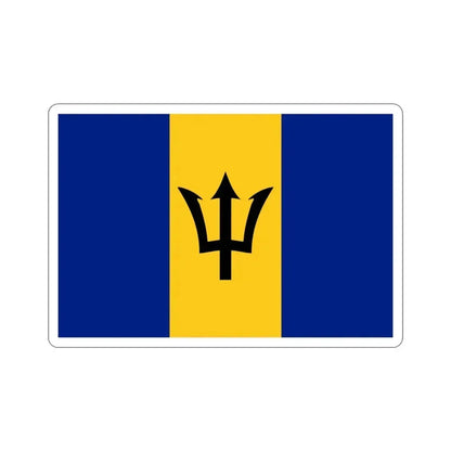 Flag of Barbados STICKER Vinyl Die-Cut Decal 3 Inch - The Sticker Space