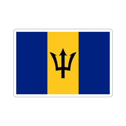 Flag of Barbados STICKER Vinyl Die-Cut Decal-4 Inch-The Sticker Space