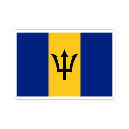 Flag of Barbados STICKER Vinyl Die-Cut Decal-5 Inch-The Sticker Space