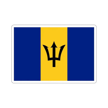 Flag of Barbados STICKER Vinyl Die-Cut Decal 5 Inch - The Sticker Space