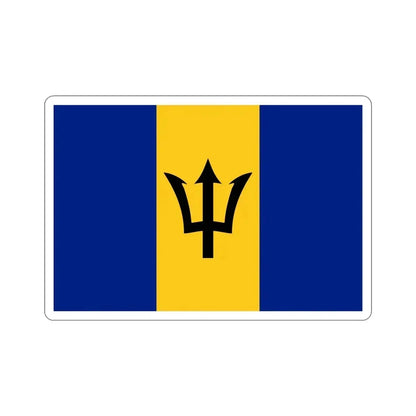 Flag of Barbados STICKER Vinyl Die-Cut Decal 5 Inch - The Sticker Space