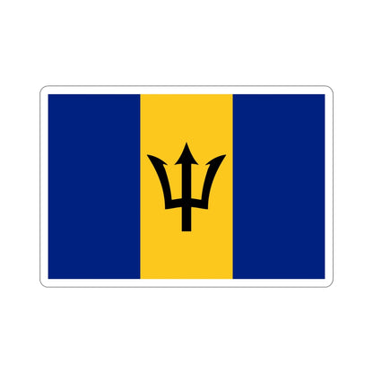 Flag of Barbados STICKER Vinyl Die-Cut Decal-6 Inch-The Sticker Space