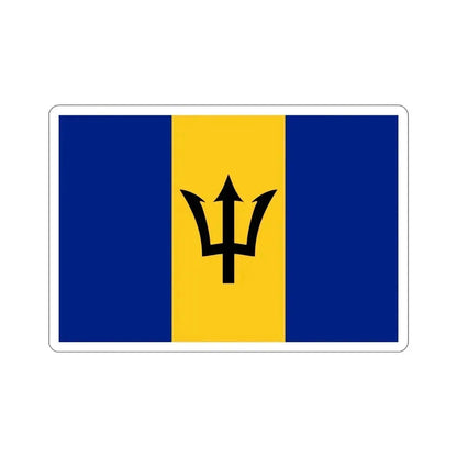 Flag of Barbados STICKER Vinyl Die-Cut Decal 6 Inch - The Sticker Space
