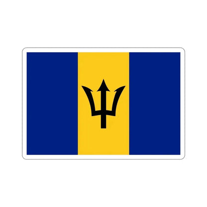 Flag of Barbados STICKER Vinyl Die-Cut Decal 6 Inch - The Sticker Space