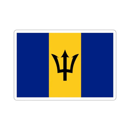 Flag of Barbados STICKER Vinyl Die-Cut Decal - The Sticker Space