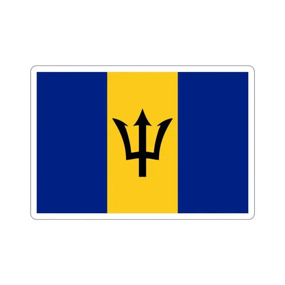 Flag of Barbados STICKER Vinyl Die-Cut Decal - The Sticker Space