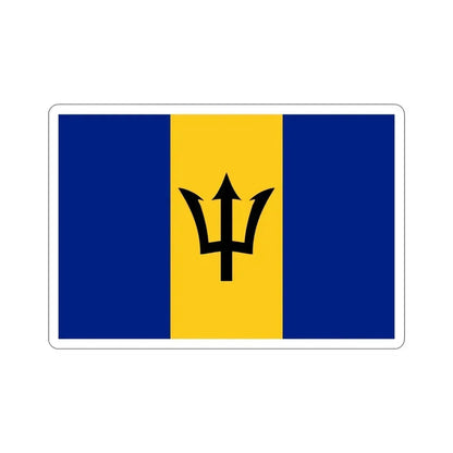 Flag of Barbados STICKER Vinyl Die-Cut Decal - The Sticker Space