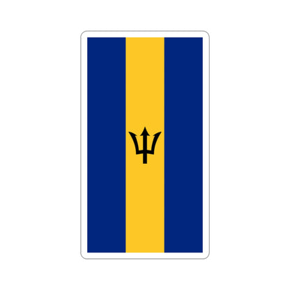 Flag of Barbados (Vertical) STICKER Vinyl Die-Cut Decal-2 Inch-The Sticker Space