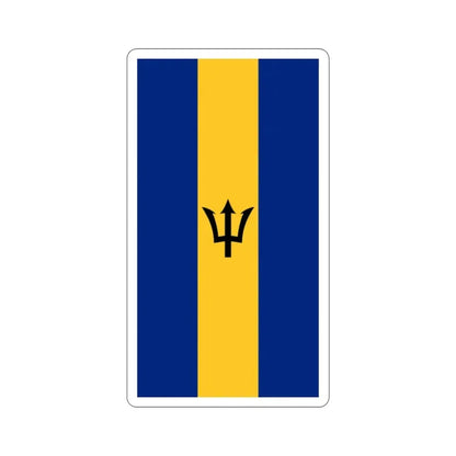 Flag of Barbados (Vertical) STICKER Vinyl Die-Cut Decal 2 Inch - The Sticker Space