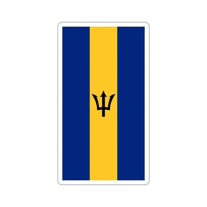 Flag of Barbados (Vertical) STICKER Vinyl Die-Cut Decal 5 Inch - The Sticker Space