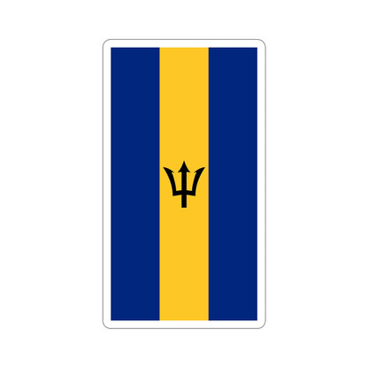 Flag of Barbados (Vertical) STICKER Vinyl Die-Cut Decal-6 Inch-The Sticker Space