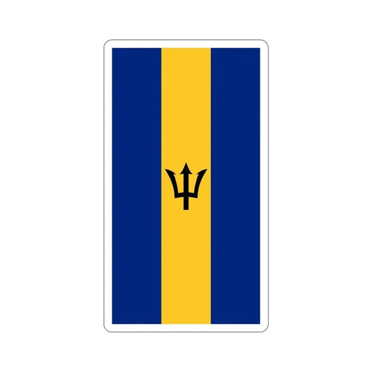 Flag of Barbados (Vertical) STICKER Vinyl Die-Cut Decal 6 Inch - The Sticker Space