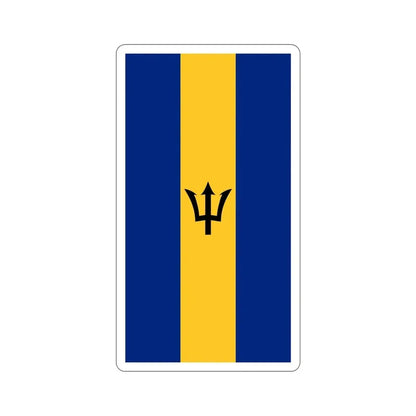 Flag of Barbados (Vertical) STICKER Vinyl Die-Cut Decal - The Sticker Space