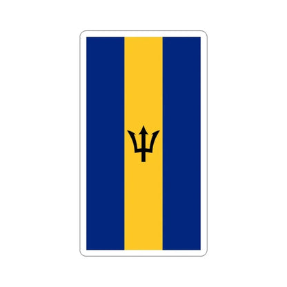 Flag of Barbados (Vertical) STICKER Vinyl Die-Cut Decal - The Sticker Space