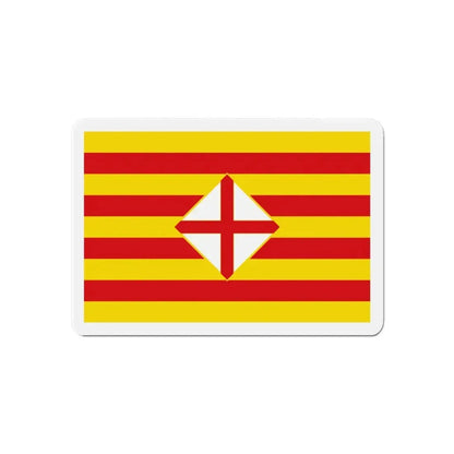 Flag of Barcelona - Refrigerator Magnet 6 Inch - The Sticker Space