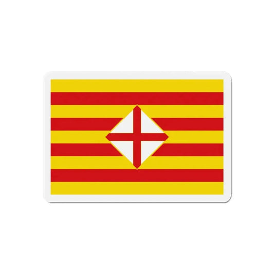 Flag of Barcelona - Refrigerator Magnet 6 Inch - The Sticker Space