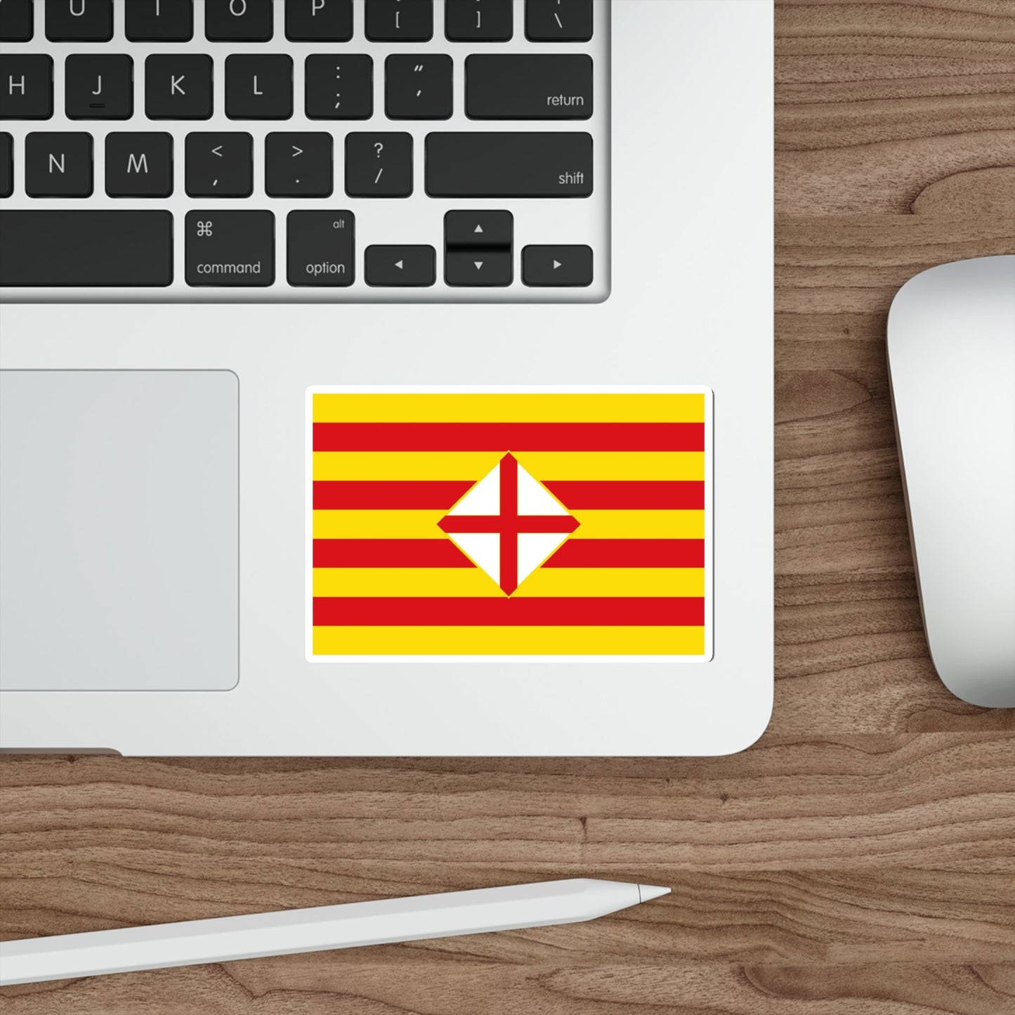 Flag of Barcelona STICKER Vinyl Die-Cut Decal-The Sticker Space