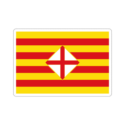 Flag of Barcelona STICKER Vinyl Die-Cut Decal-2 Inch-The Sticker Space