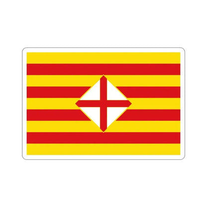 Flag of Barcelona STICKER Vinyl Die-Cut Decal 2 Inch - The Sticker Space