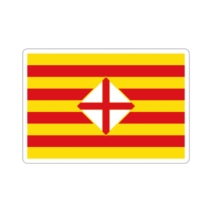 Flag of Barcelona STICKER Vinyl Die-Cut Decal-3 Inch-The Sticker Space