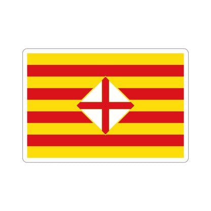 Flag of Barcelona STICKER Vinyl Die-Cut Decal-5 Inch-The Sticker Space