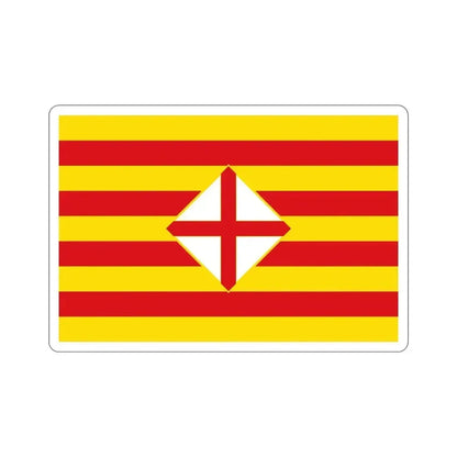 Flag of Barcelona STICKER Vinyl Die-Cut Decal 5 Inch - The Sticker Space