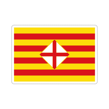 Flag of Barcelona STICKER Vinyl Die-Cut Decal-6 Inch-The Sticker Space