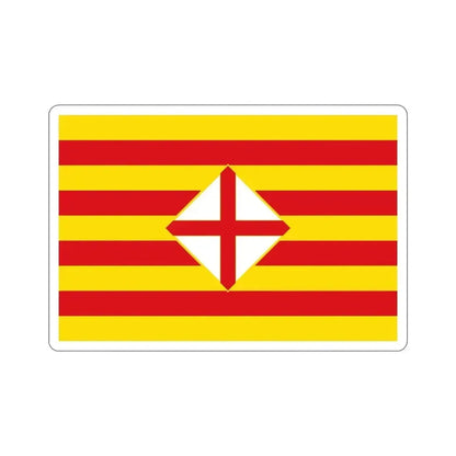 Flag of Barcelona STICKER Vinyl Die-Cut Decal 6 Inch - The Sticker Space