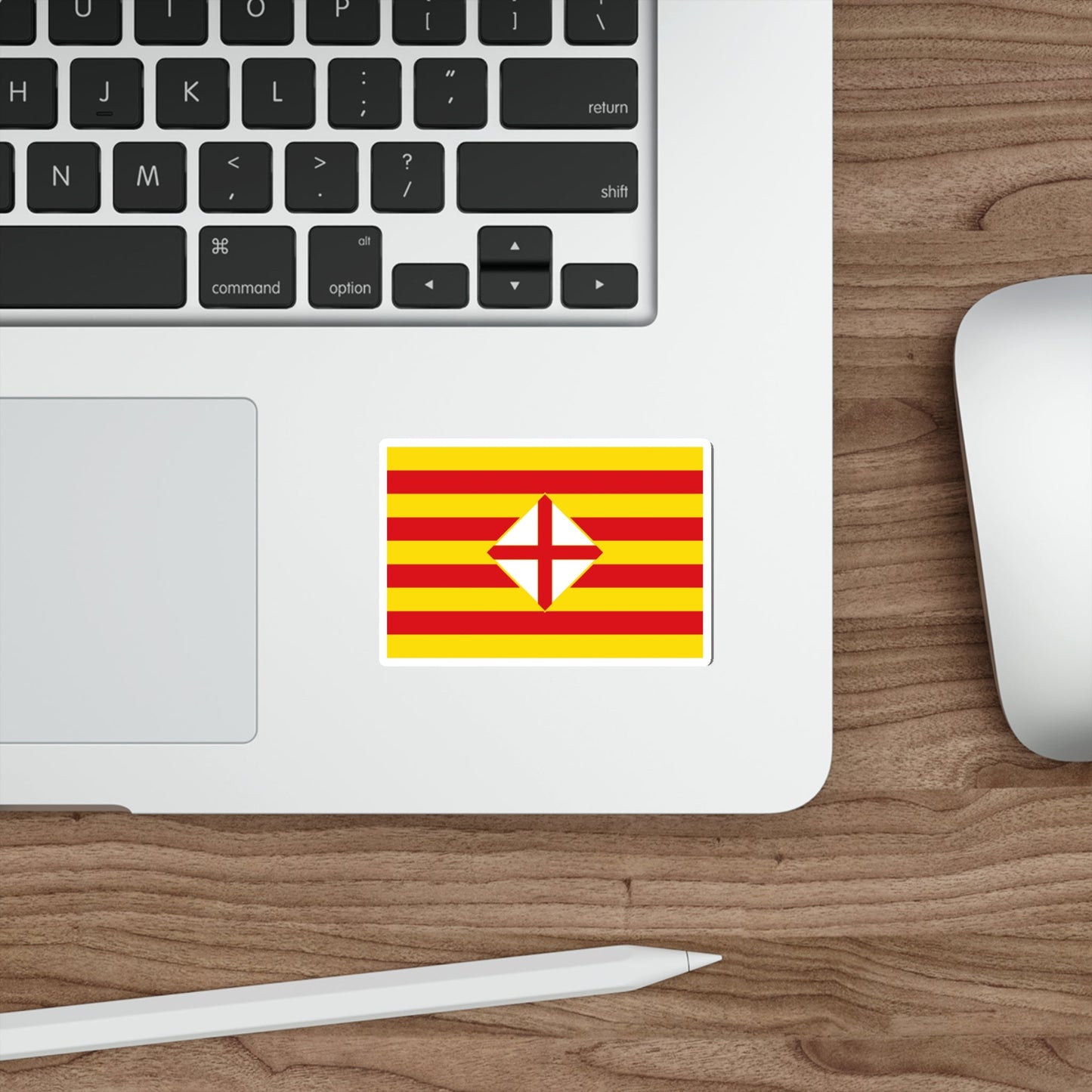 Flag of Barcelona STICKER Vinyl Die-Cut Decal-The Sticker Space