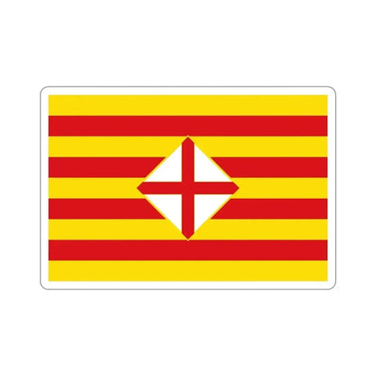 Flag of Barcelona STICKER Vinyl Die-Cut Decal - The Sticker Space