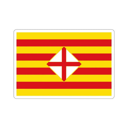 Flag of Barcelona STICKER Vinyl Die-Cut Decal - The Sticker Space