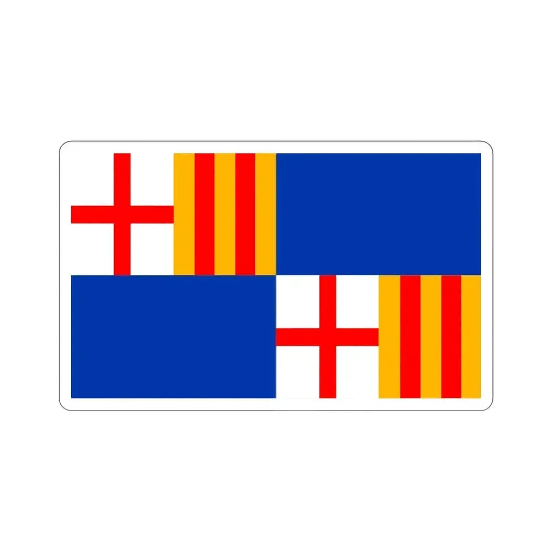 Flag of Barceloneta Puerto Rico STICKER Vinyl Die-Cut Decal 6 Inch - The Sticker Space