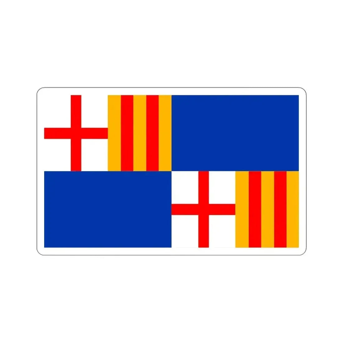 Flag of Barceloneta Puerto Rico STICKER Vinyl Die-Cut Decal - The Sticker Space