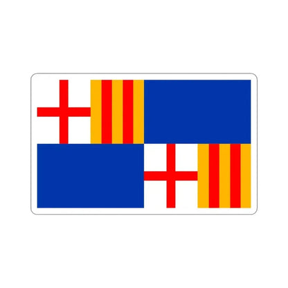 Flag of Barceloneta Puerto Rico STICKER Vinyl Die-Cut Decal - The Sticker Space