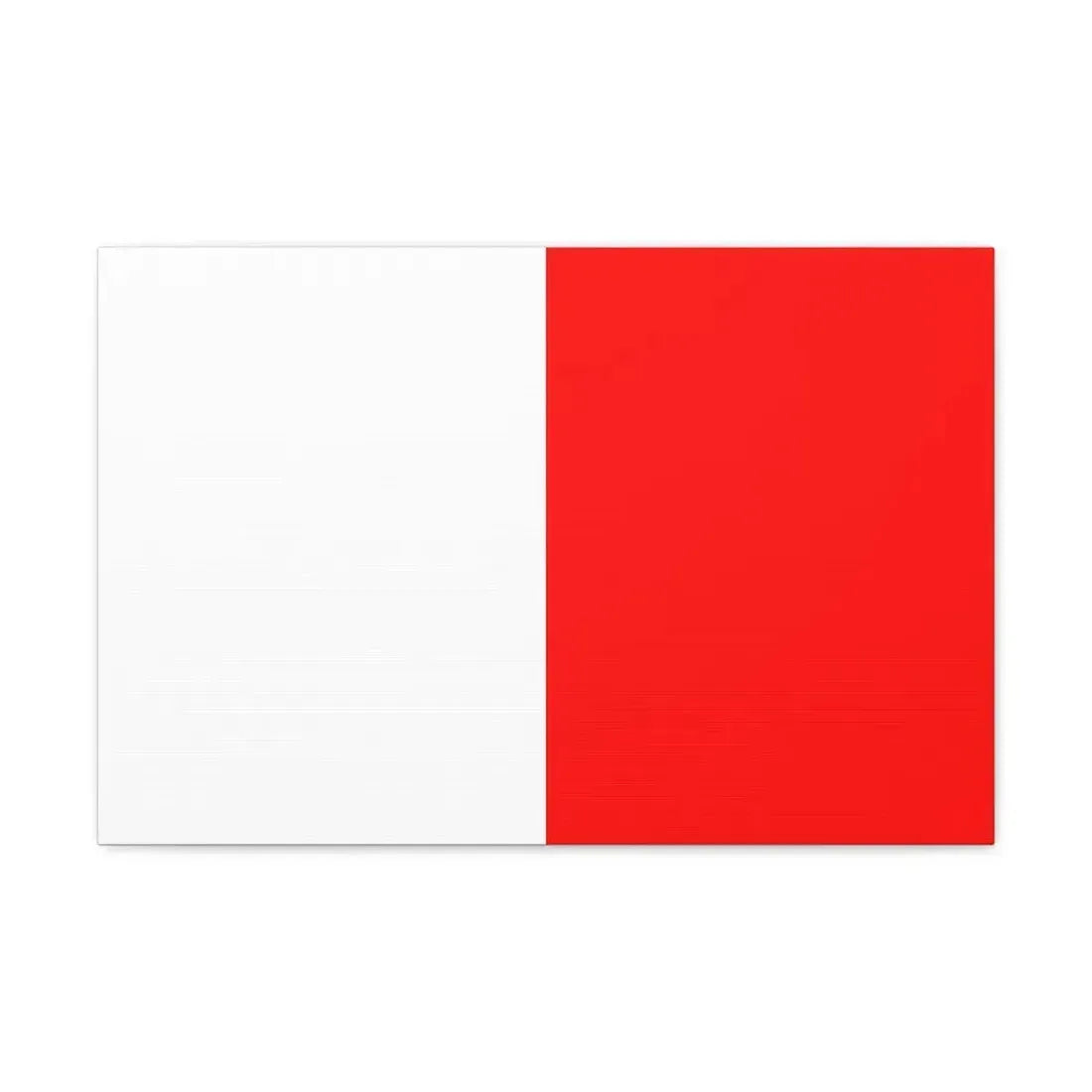Flag of Bari Italy - Canvas Wall Art 24″ x 16″ 1.25" - The Sticker Space