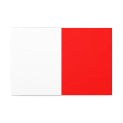 Flag of Bari Italy - Canvas Wall Art 24″ x 16″ 1.25" - The Sticker Space