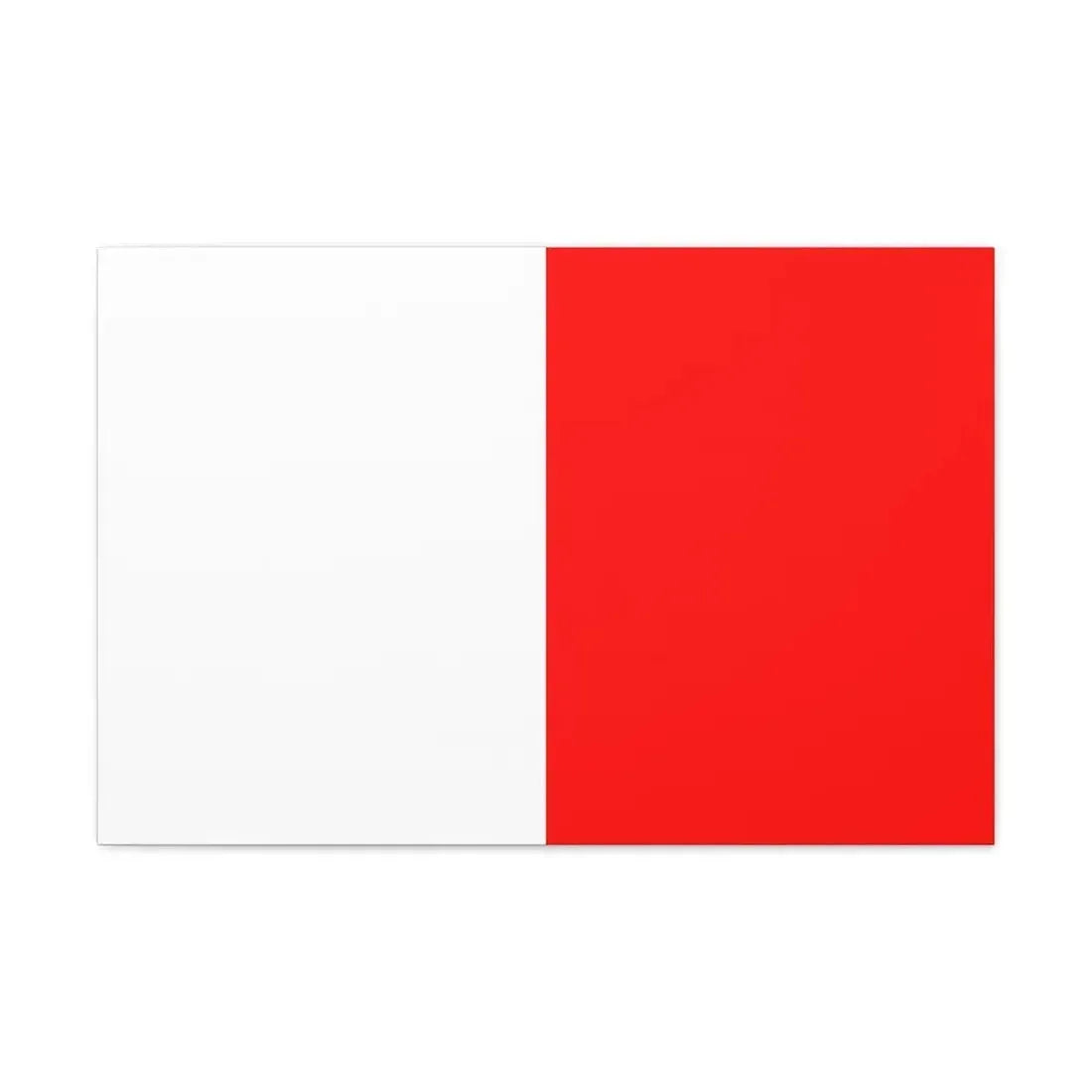 Flag of Bari Italy - Canvas Wall Art 30" x 20" 1.25" - The Sticker Space