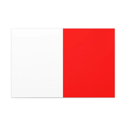 Flag of Bari Italy - Canvas Wall Art 30" x 20" 1.25" - The Sticker Space