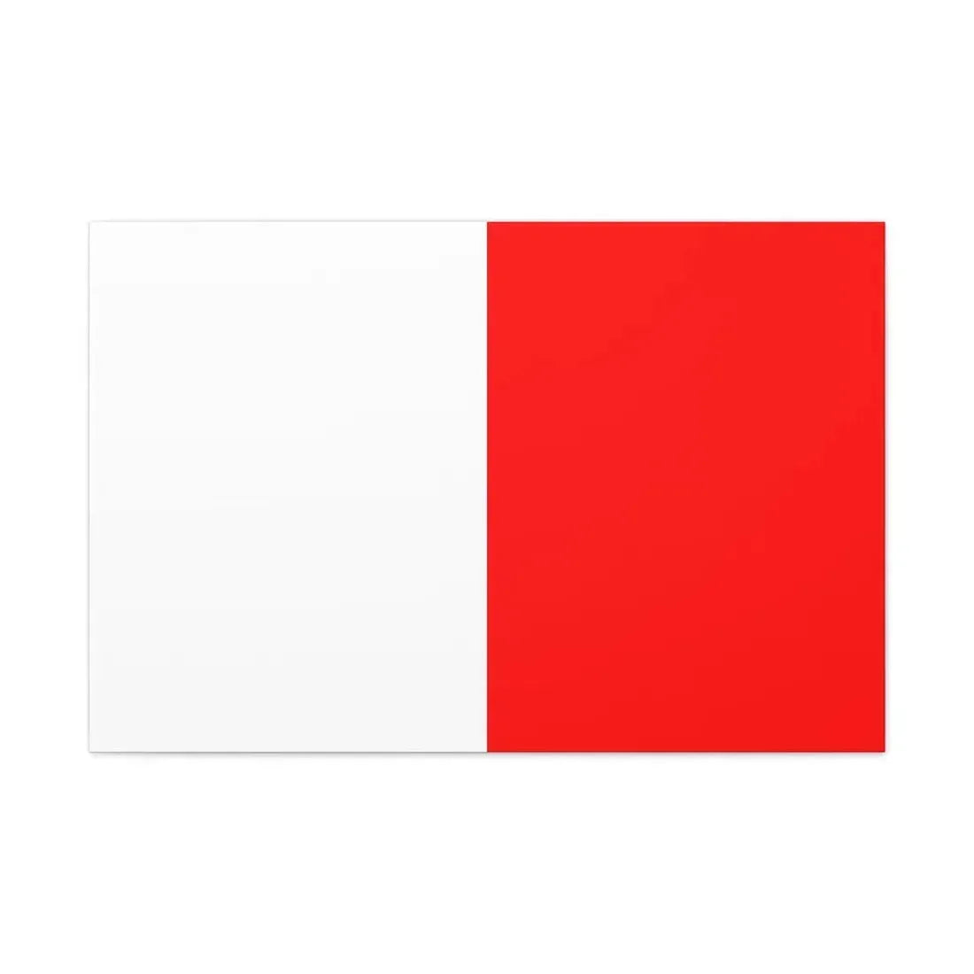 Flag of Bari Italy - Canvas Wall Art 36" x 24" 1.25" - The Sticker Space