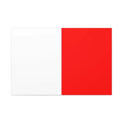 Flag of Bari Italy - Canvas Wall Art 36" x 24" 1.25" - The Sticker Space