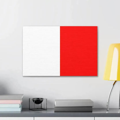 Flag of Bari Italy - Canvas Wall Art - The Sticker Space
